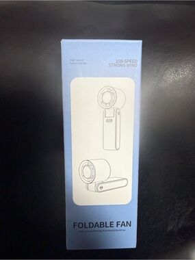 Foldable Handheld Fan - Blue